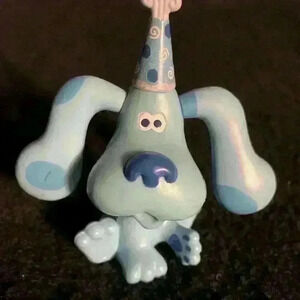 1998 Subway Blues Clues Toy Figure
Cake Topper with Moveable Ears and Head